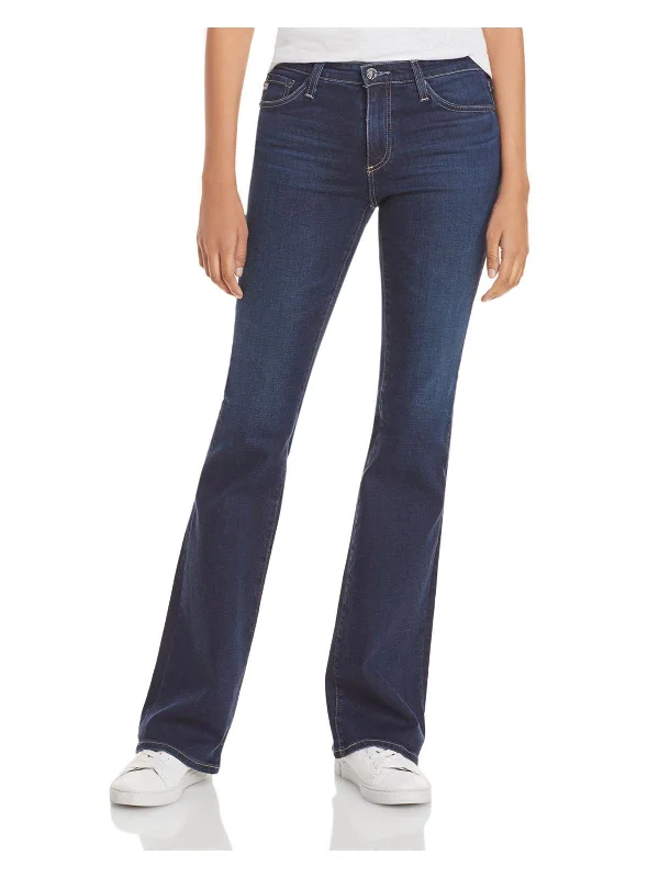 The Angel Womens Mid-Rise Stretch Bootcut Jeans