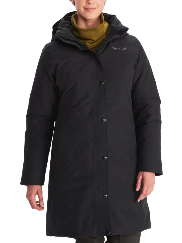 Womens Insulated Polyester Parka Coat